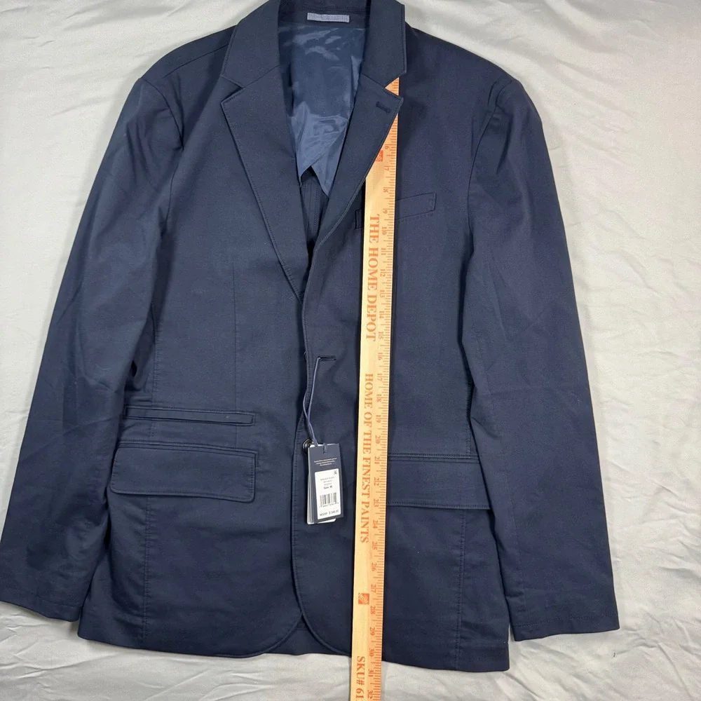 Faherty Reserve Movement Blazer Jacket Mens M Navy Blue Coolmax Bi-Stretch